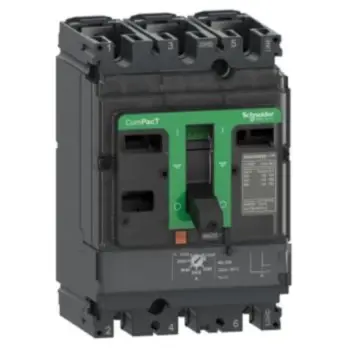 Schneider Electric NSX molded case circuit breaker, C10F3MA100 NSX100F 36kA AC 3P3D 100A MA
