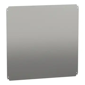 NSYMM88 Plain mounting plate 800x800mm made of galvanised sheet steel