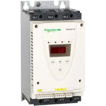 Schneider Electric soft starter (with built-in bypass contactor), ATS22D17Q