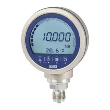 WIKA precision digital pressure gauge, CPG1500 0-0.25MPa G1/2 thread, gauge pressure 0.0005