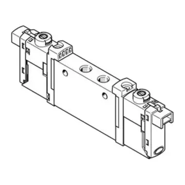 Festo 2-position 3-way solenoid valve, VUVG-L10-T32C-AT-M5-1H2L-W1, 578160