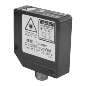 BAUMER background suppression diffuse reflection sensor, OHDM 16P5012/S14