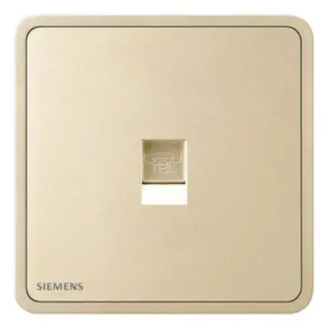 SIEMENS single-piece telephone jack, 5UH11613NC03 Sun Gold Zita Series