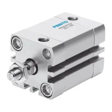 Festo compact cylinder, ADN-32-10-A-P-A ISO 21287, piston rod end external thread