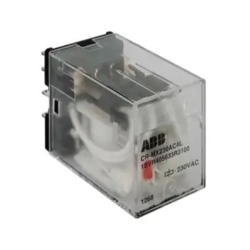 ABB CR-MX pluggable intermediate relay (without test button), 10229082 CR-MX230AC4L