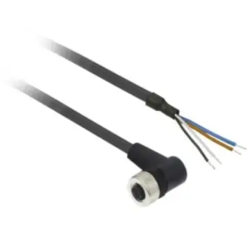 Schneider Electric XZCP1241L2 cable with cable connector, 2M length.