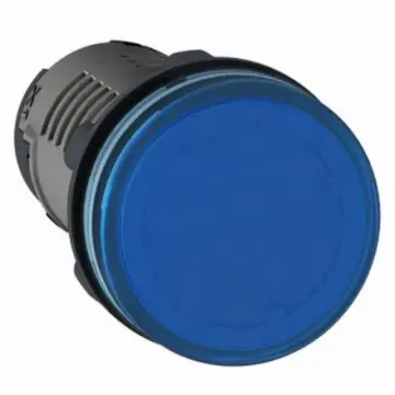 Schneider Electric XA2EV Plastic Series Indicator Light, XA2EVM6LC AC220V Blue