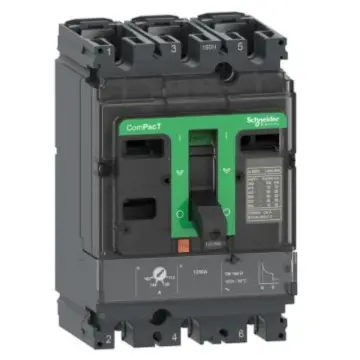 Schneider Electric NSX molded case circuit breaker, C10N3TM016 NSX100N 50kA AC 3P3D 16A TMD