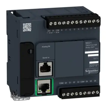 TM221CE16R logic controller Modicon M221 16IO 9DI 7DO relay Ethernet
