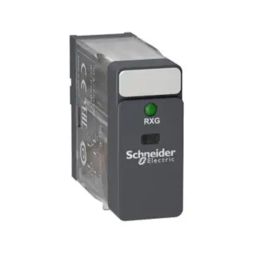 Schneider Electric RXG Interface Type Intermediate Relay - Standard Cover Without Test Button, RXG13BD