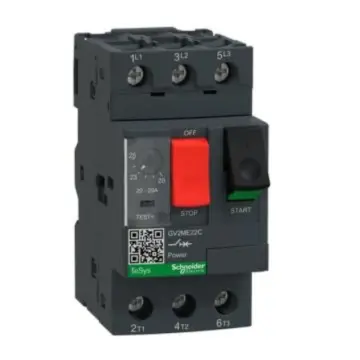 Schneider Electric TeSys D GV2ME motor thermal-magnetic circuit breaker, GV2ME22C