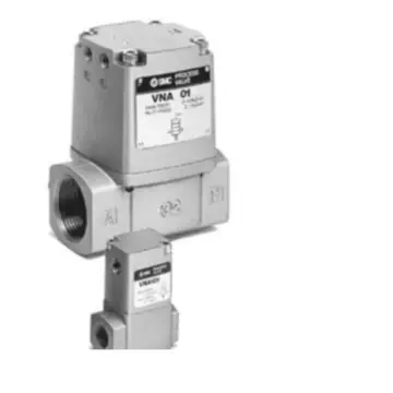 SMC 2-way valve for fluid control, VNA101A-8A pneumatic type