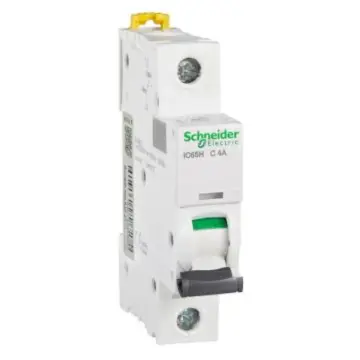 Schneider Electric miniature circuit breaker iC65H(A9) 1P 4A Type C, A9F28104