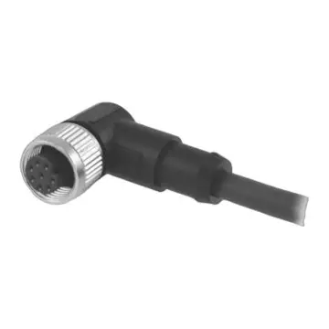 BAUMER shielded connection cable with M12 female connector, 8 pins, elbow, ESW 33FH0500G