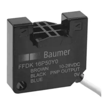 BAUMER liquid level monitoring and leak detection sensor, FFDK 16P50Y0