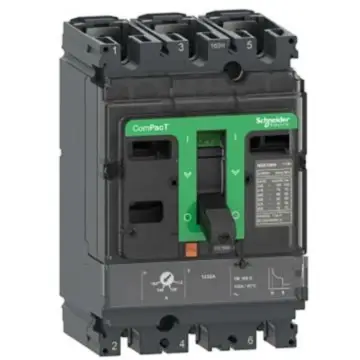 Schneider Electric NSX molded case circuit breaker, C25S3TM160 NSX250S 100kA AC 3P3D 160A TMD