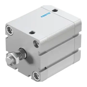 Festo compact cylinder, ADN-50-10-A-P-A ISO 21287, piston rod end external thread