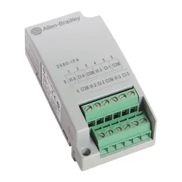 ALLEN BRADLEY-ROCKWELL Analog Input Module 2080-IF4 (1 unit)