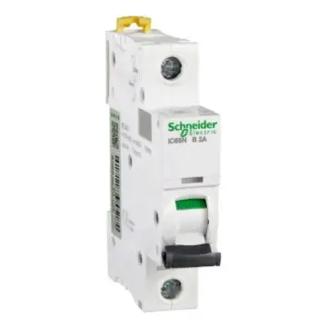 Schneider Electric miniature circuit breaker iC65N(A9) 1P 2A Type B, A9F17102