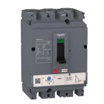 Schneider Electric 50KA Fixed Molded Case Circuit Breaker, LV525452 CVS250N TM200D 3P3D