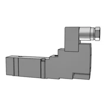 SMC SY5000 series base plate piping single-unit 5-way solenoid valve, SY5140-3DZD