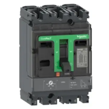 Schneider Electric NSX molded case circuit breaker, C10F3TM100 NSX100F 36kA AC 3P3D 100A TMD