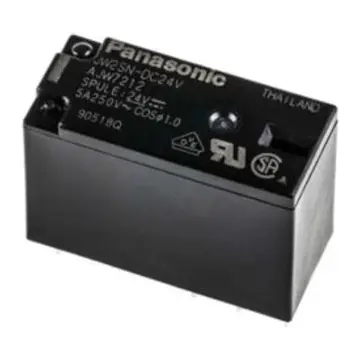 Panasonic relay, JW2SN-DC24V (5A 8-pin, two open, two closed pins)