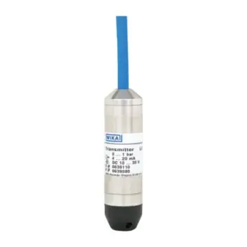 WIKA submersible pressure transmitter, LS-10, 0-0.06MPa, G1/2, 10-meter cable.