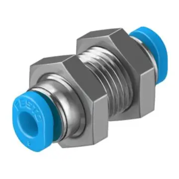 Festo Miniature Through-Panel Quick Connector, QSMS-3, 153375