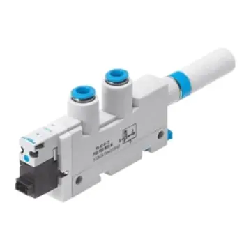 Festo PCB Separator/Vacuum Generator + Mounting Bracket, VN-T3-BP+VN-05-H-T3-PQ2-VQ2-RO1-B