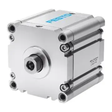 Festo compact cylinder, ADVU-125-10-P-A, 175750, double-acting basic type, internal thread on piston rod end.