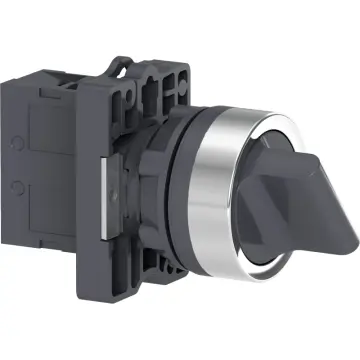 XA2ED41 Complete selector switch plastic black 22mm 2 positions 1NO