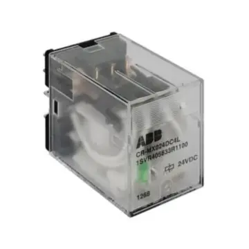 ABB CR-MX Plug-in Intermediate Relay (without test button), 10229062 CR-MX024DC4L