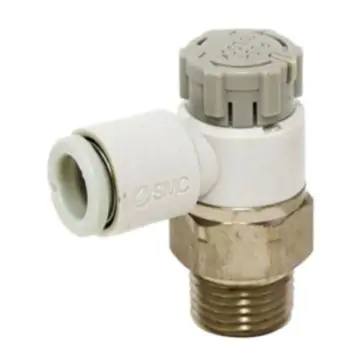 SMC elbow speed control valve, AS3201F-02-10A exhaust throttle, R1/4", 10mm connecting pipe