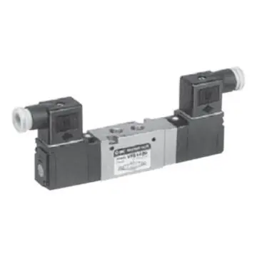 SMC 5-way pilot-operated solenoid valve, VFS1220-5DB-01
