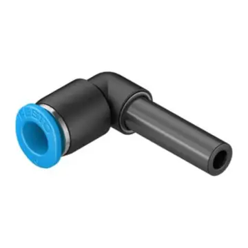 Festo miniature quick-connect elbow, QSML-6H, 153348 with bushing