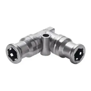 Festo L-shaped stainless steel equal diameter quick coupling, CRQSL-16, 130667