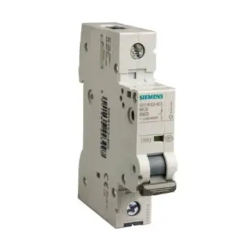 SIEMENS 5SY4 High Breaking Capacity Miniature Circuit Breaker, 5SY4 1P D4 5SY41048CC