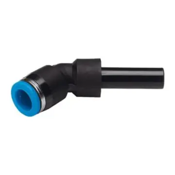 Festo elbow quick-connect coupling, QSW-10HL, 130620 with bushing
