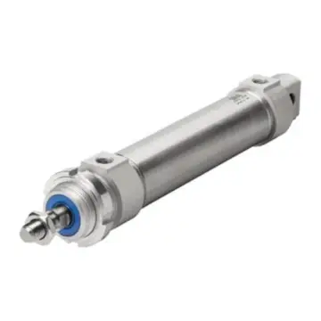Festo standard round cylinder, DSNU-32-125-P-A, 195985 metric, ISO 6432