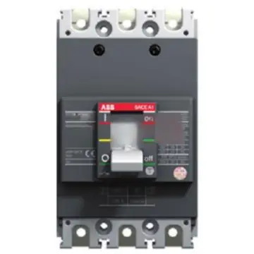 ABB Formula A Series Molded Case Circuit Breaker, A1B125 TMF50/500 FF 3P 10116336