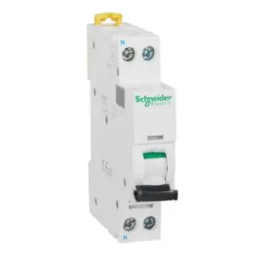 Schneider Electric miniature circuit breaker iDPNA(A9) 1P+N 20A Type C, A9P08620