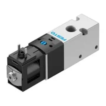Festo single-electrified control, DC24V, VUVS-LK20-M32C-AD-G18-1C1-S, 8043213 two-position three-normally closed circuit.