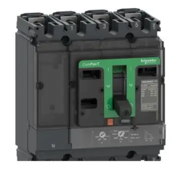 Schneider Electric NSX molded case circuit breaker, C25F6TM200 NSX250F 36kA AC 4P3D 200A TMD