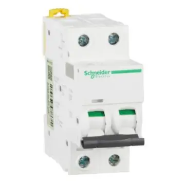 Schneider Electric miniature circuit breaker iC65L(A9) 2P 10A Type C, A9F38210