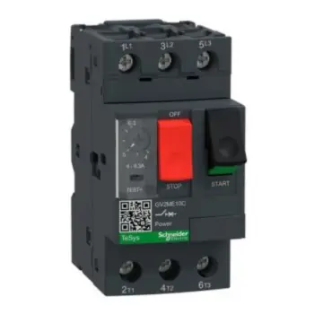 Schneider Electric TeSys D GV2ME motor thermal magnetic circuit breaker, GV2ME10C