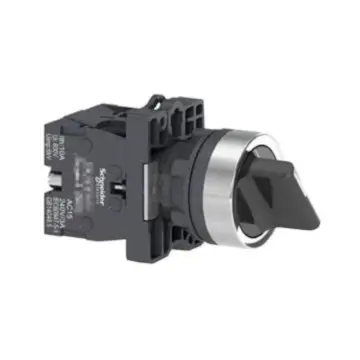 Schneider Electric Selector Switch, XA2ED41 Short Handle, 1NO