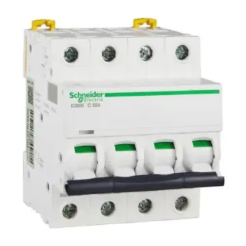 Schneider Electric miniature circuit breaker iC65N(A9) 4P 32A Type C, A9F18432