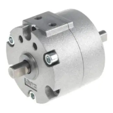 SMC vane-type oscillating cylinder, CDRB2BW30-90DZ, 30mm bore, 90° angle, M5x0.8 connecting pipe.
