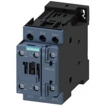 SIEMENS 3RT5/6 AC contactor (DC coil), 3RT6025-1BB40 DC24V 17A 1NO/1NC 3RT60251BB40